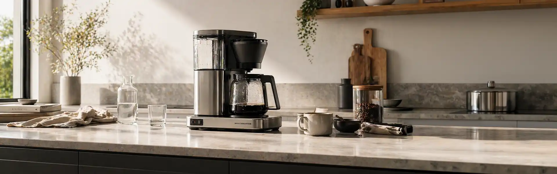 How to descale a coffee maker step by step showing internal limescale removal process